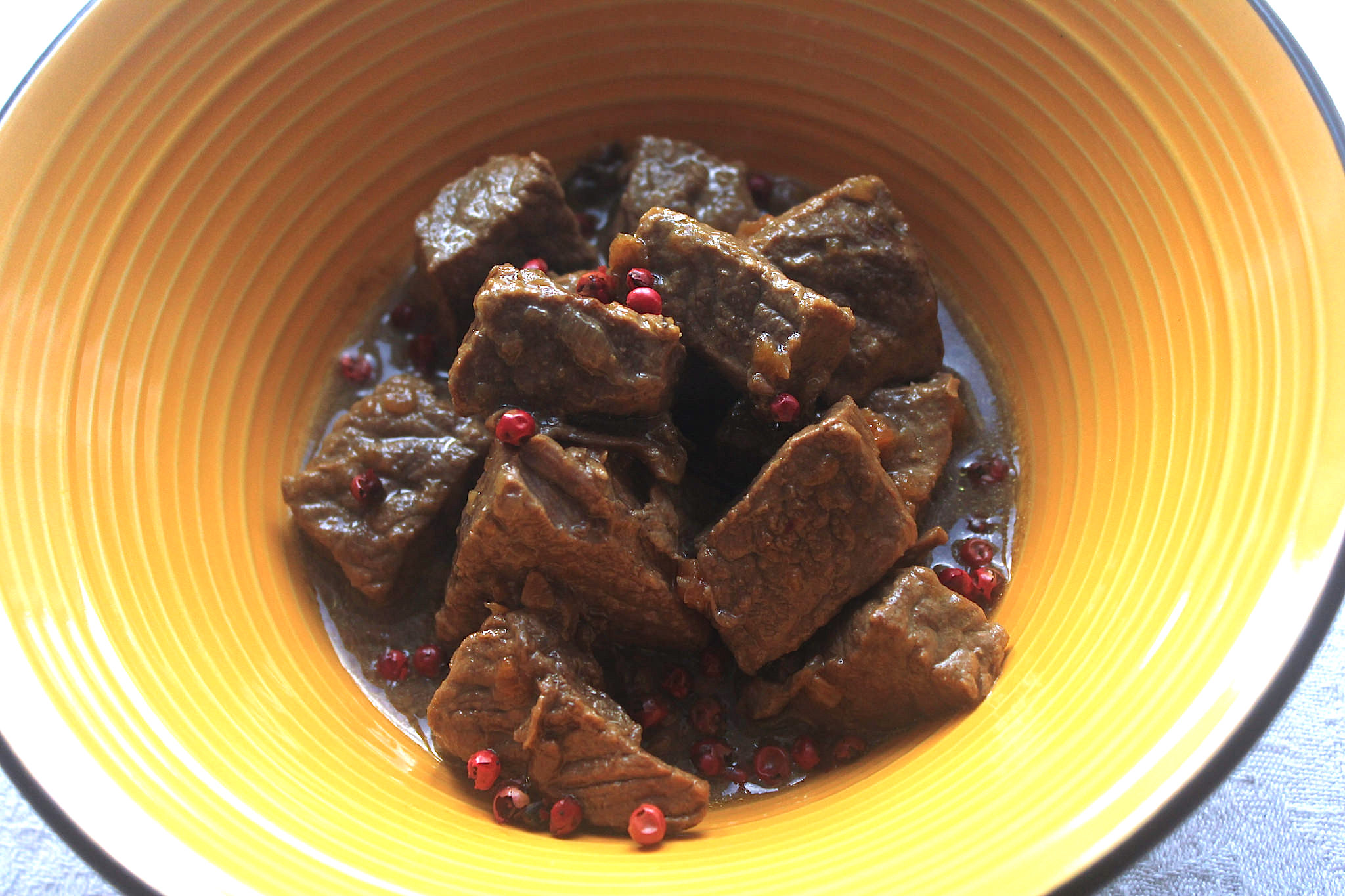 Spezzatino con funghi secchi Bimby