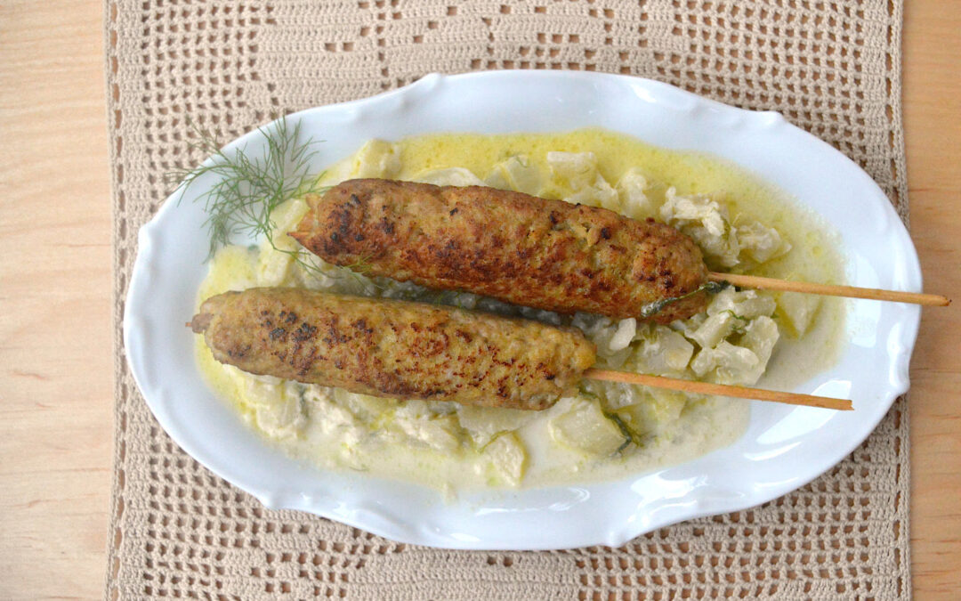 Spiedini di carne macinata