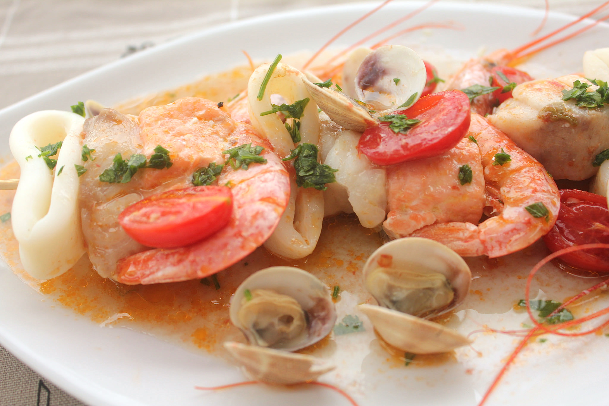 Spiedini di pesce Bimby