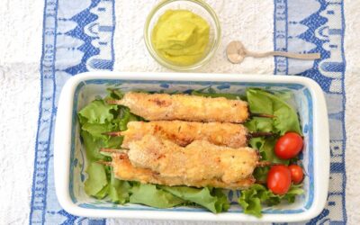 Spiedini di pollo marinati