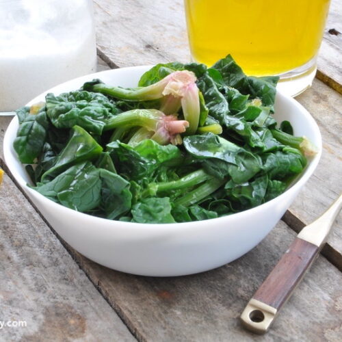 Spinaci al vapore Bimby cotti al Varoma