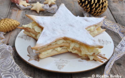 Stella millefoglie con crema chantilly