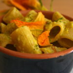 Sugo fiori di zucca e zafferano Bimby