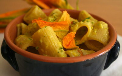 Sugo fiori di zucca e zafferano