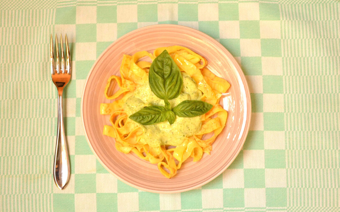 Tagliatelle di crepes alle zucchine