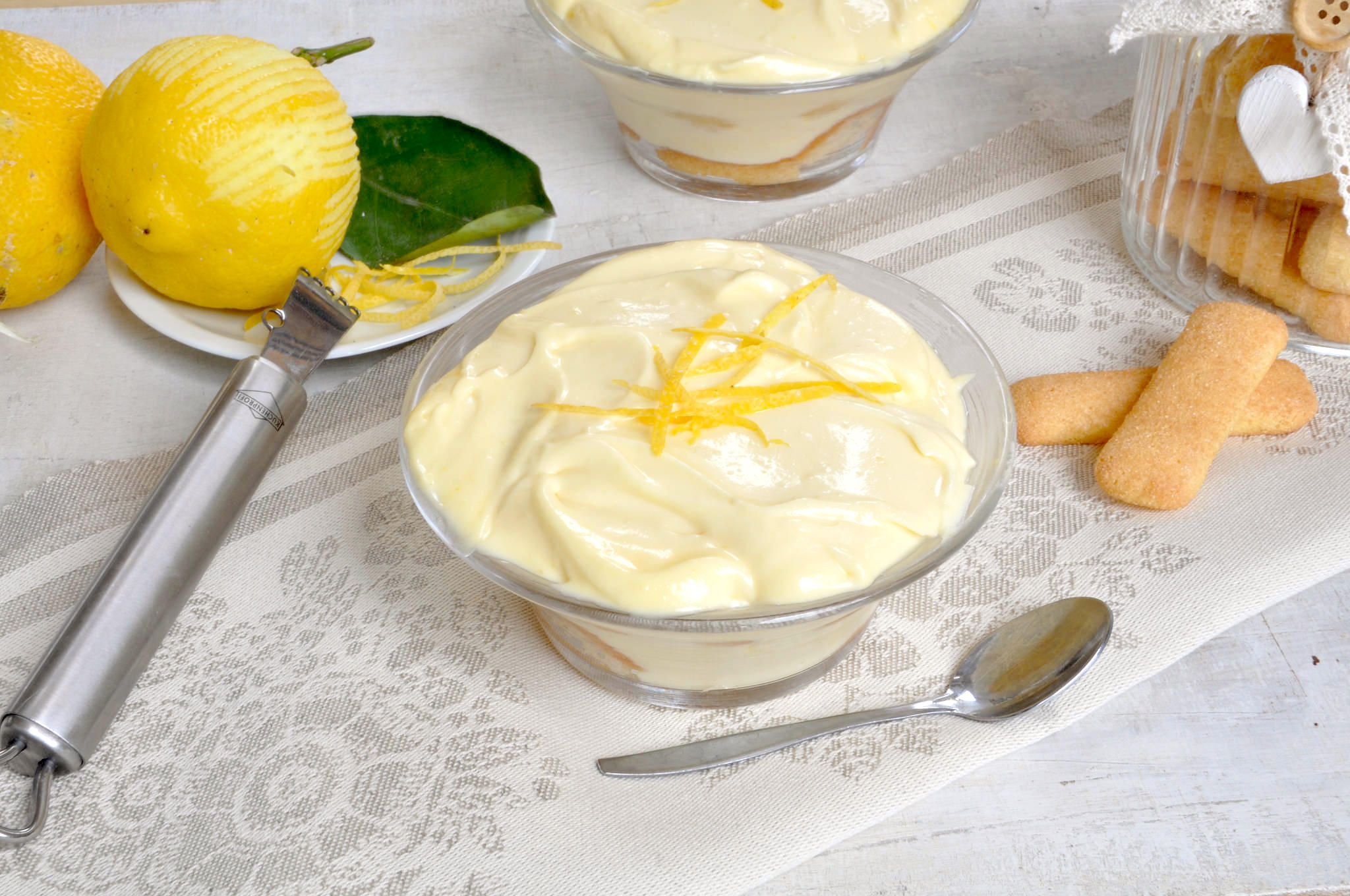 Tiramisù al limone Bimby