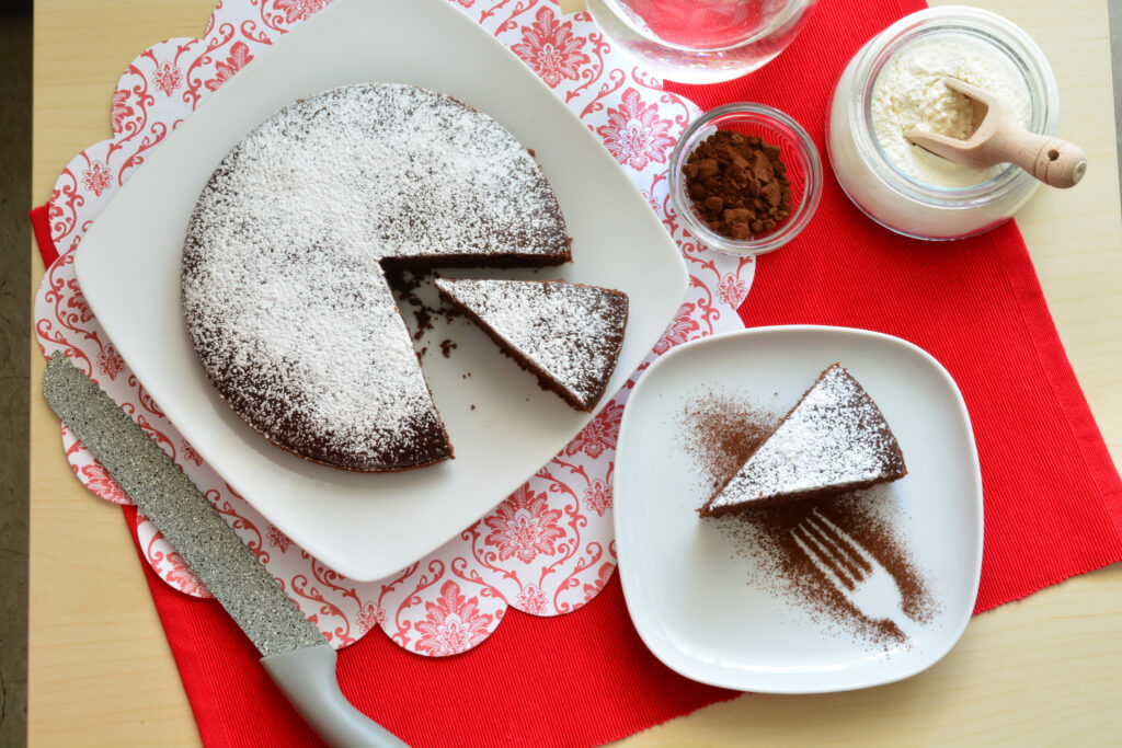Torta all'acqua e cacao Bimby