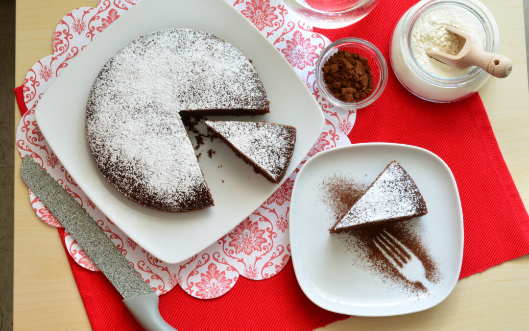 Torta all’acqua e cacao