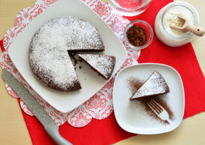 Torta all’acqua e cacao