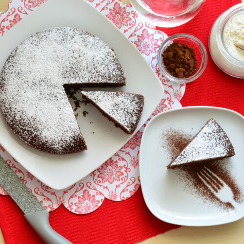 Torta all'acqua e cacao Bimby