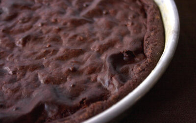 Torta cachi e cioccolato