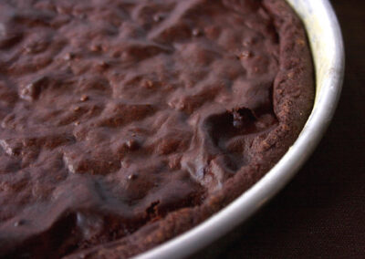 Torta cachi e cioccolato