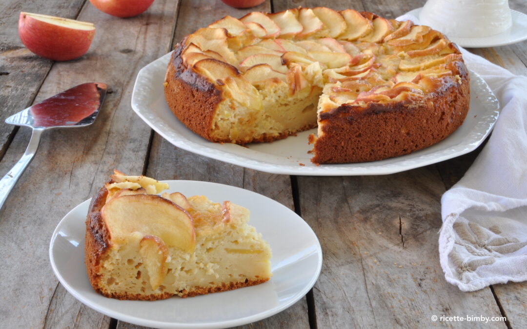Torta di mele e ricotta con il Bimby