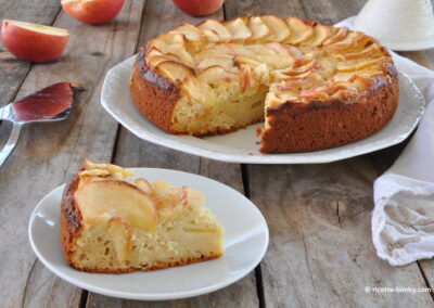 Torta di mele e ricotta con il Bimby