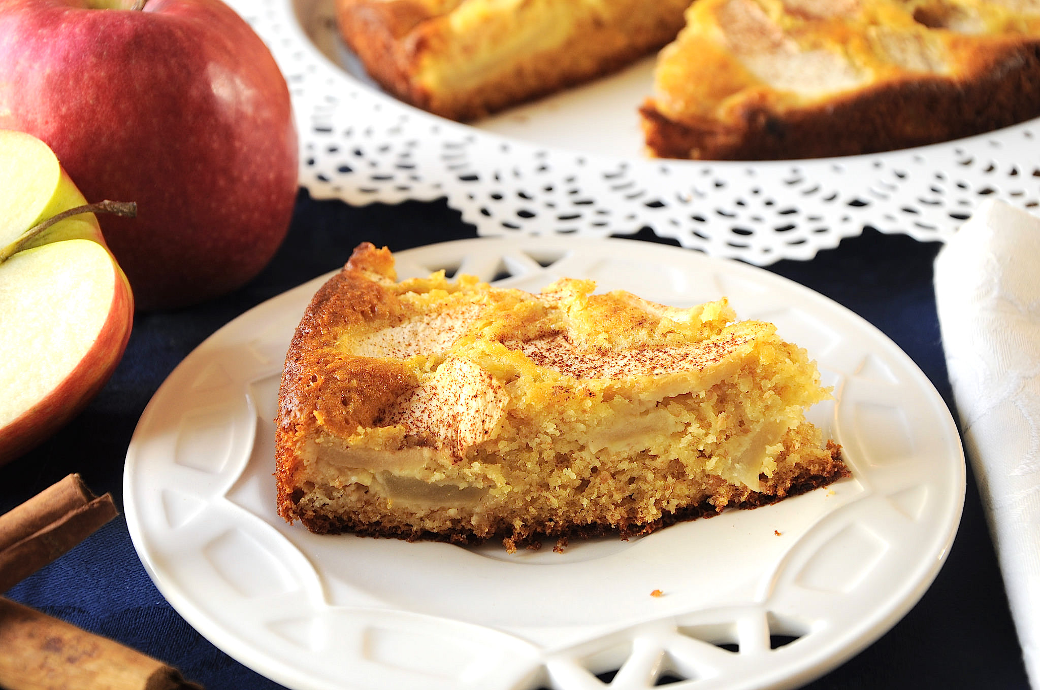 Torta di mele integrale Bimby