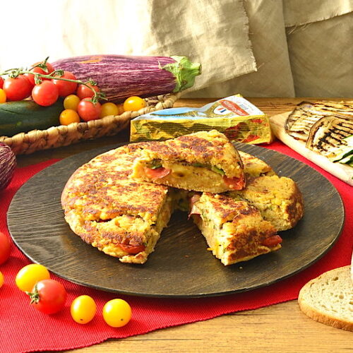 Torta di pane salata Bimby in padella