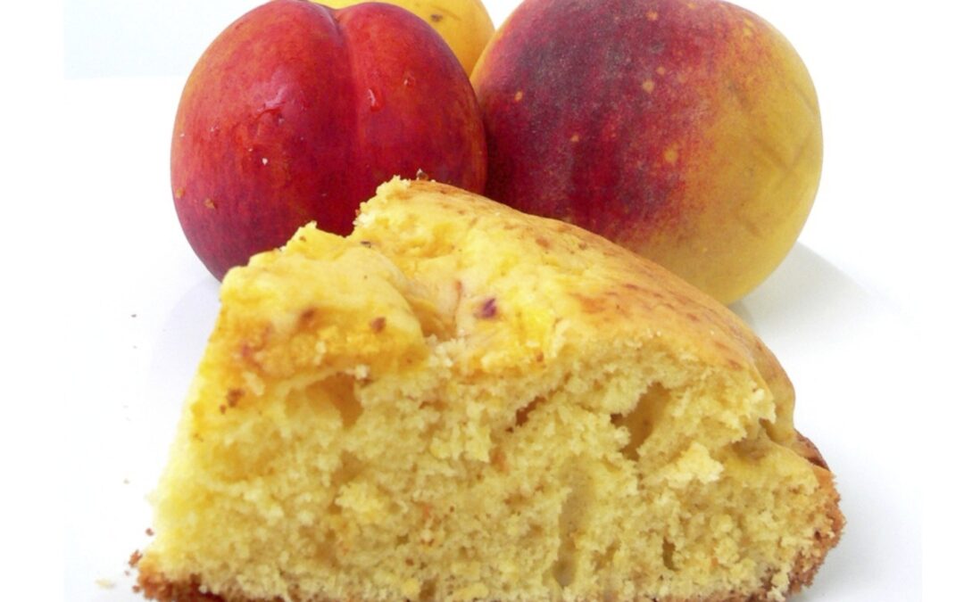 Torta di pesche e yogurt