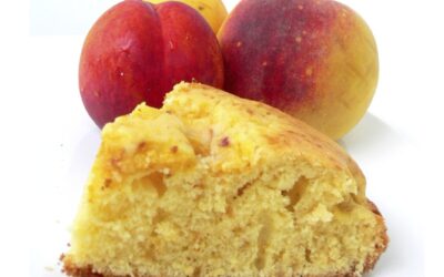 Torta di pesche e yogurt