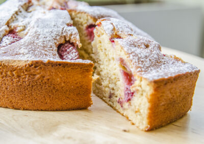 Torta fragole e ricotta