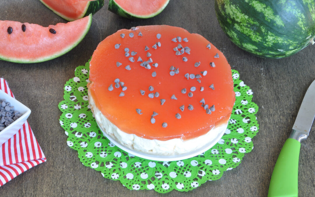 Torta fredda all’anguria