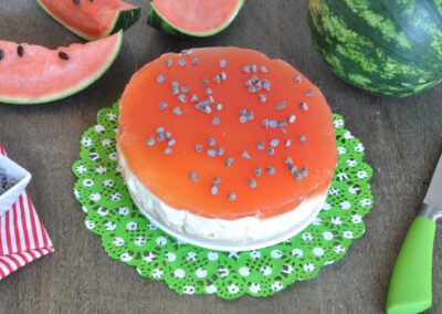 Torta fredda all’anguria