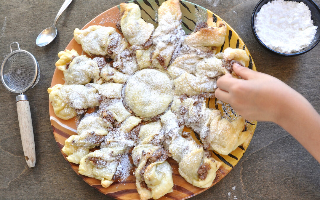 Torta girasole al cioccolato