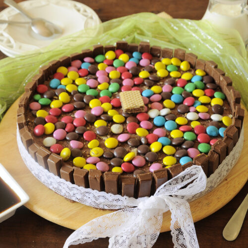Torta Kit Kat e Smarties Bimby