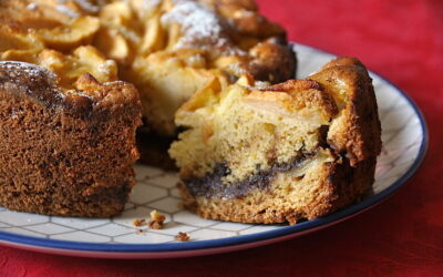 Torta di mele e cioccolato