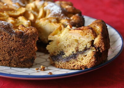 Torta di mele e cioccolato