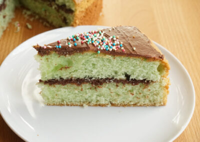 Torta menta e nutella
