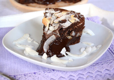 Torta cioccolato e cocco