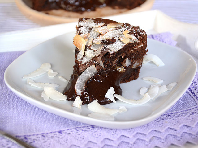 Torta cioccolato e cocco