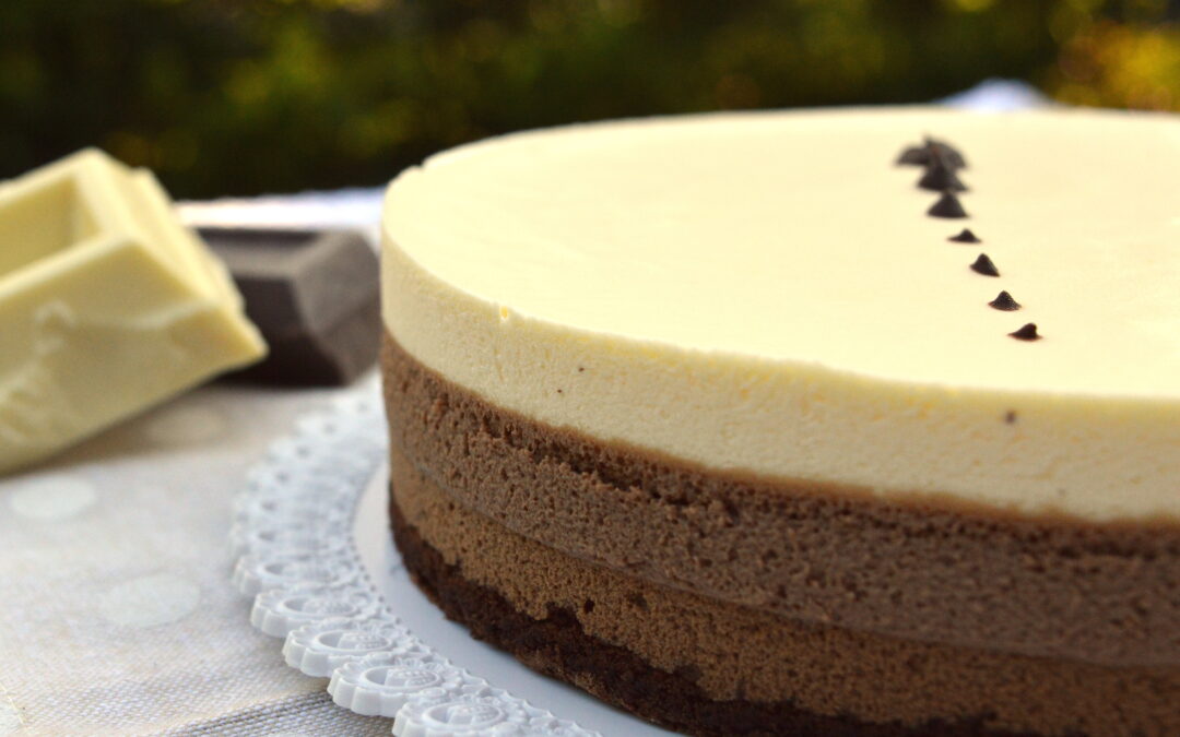 Torta ai tre cioccolati