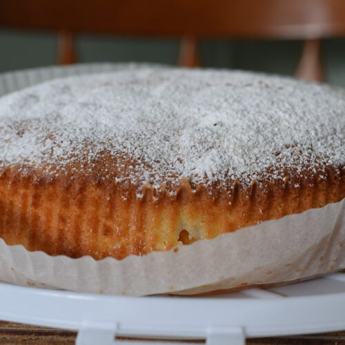 Torta paradiso senza burro Bimby