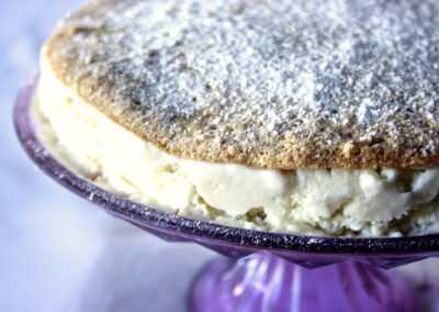 Torta ricotta e pere