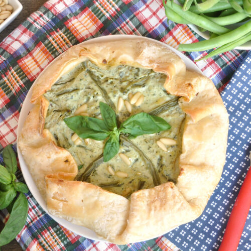 Torta salata con fagiolini Bimby