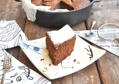 Torta veloce al cioccolato fondente