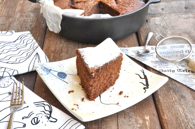 Torta veloce al cioccolato fondente