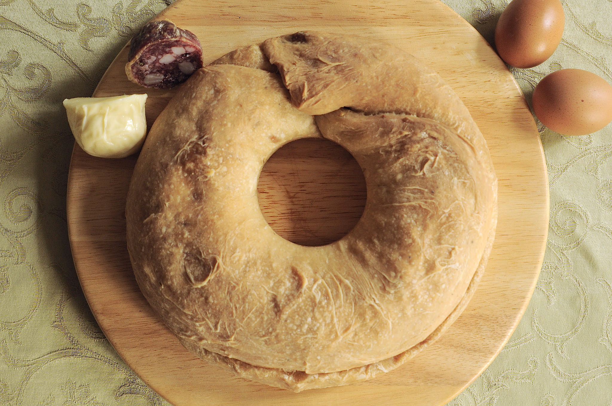 Tortano con lievito madre Bimby