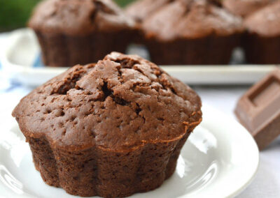 Tortine con cioccolato al latte