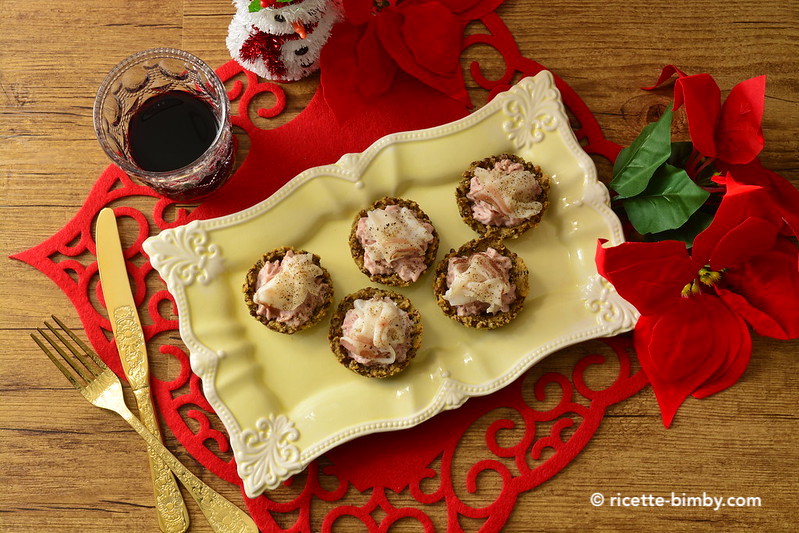 Tortine di lenticchie Bimby: base, crema e lardo