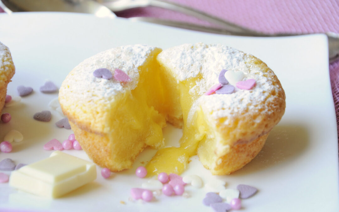 Tortino dal cuore morbido bianco