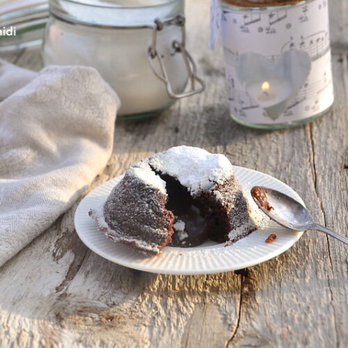Tortino al cioccolato Bimby con cuore morbido