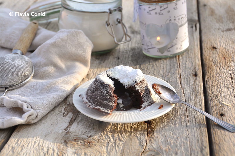 Tortino al cioccolato Bimby con cuore morbido