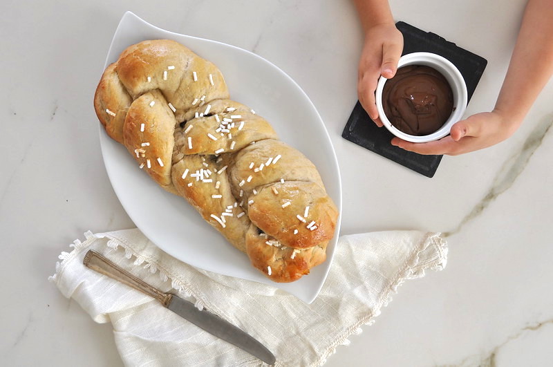 Treccia alla Nutella Bimby Treccia alla Nutella Bimby