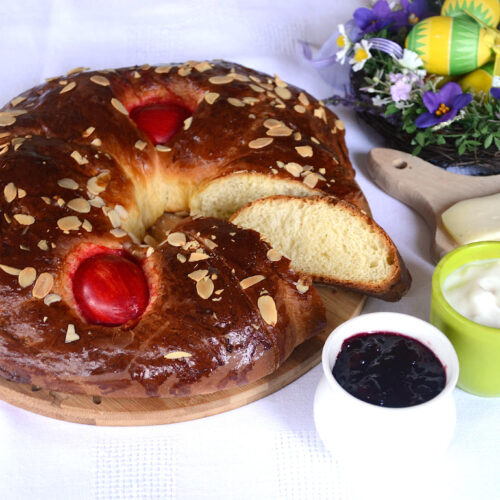 Tsoureki pane greco di pasqua Bimby