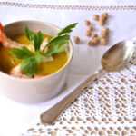 Vellutata ceci e gamberi Bimby