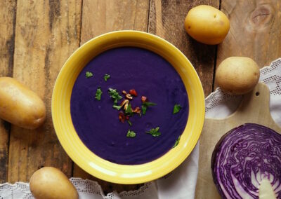 Vellutata di cavolo rosso