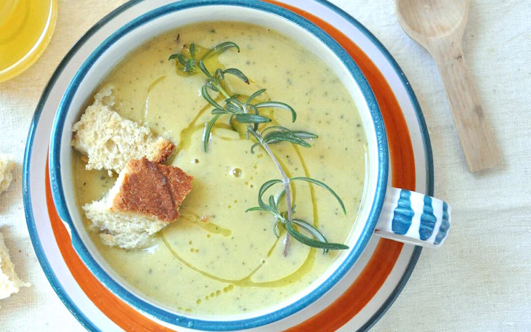 Vellutata di ceci e zucchine