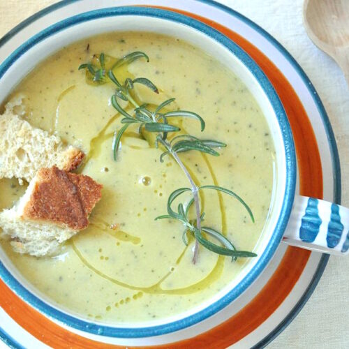 Vellutata di ceci e zucchine Bimby